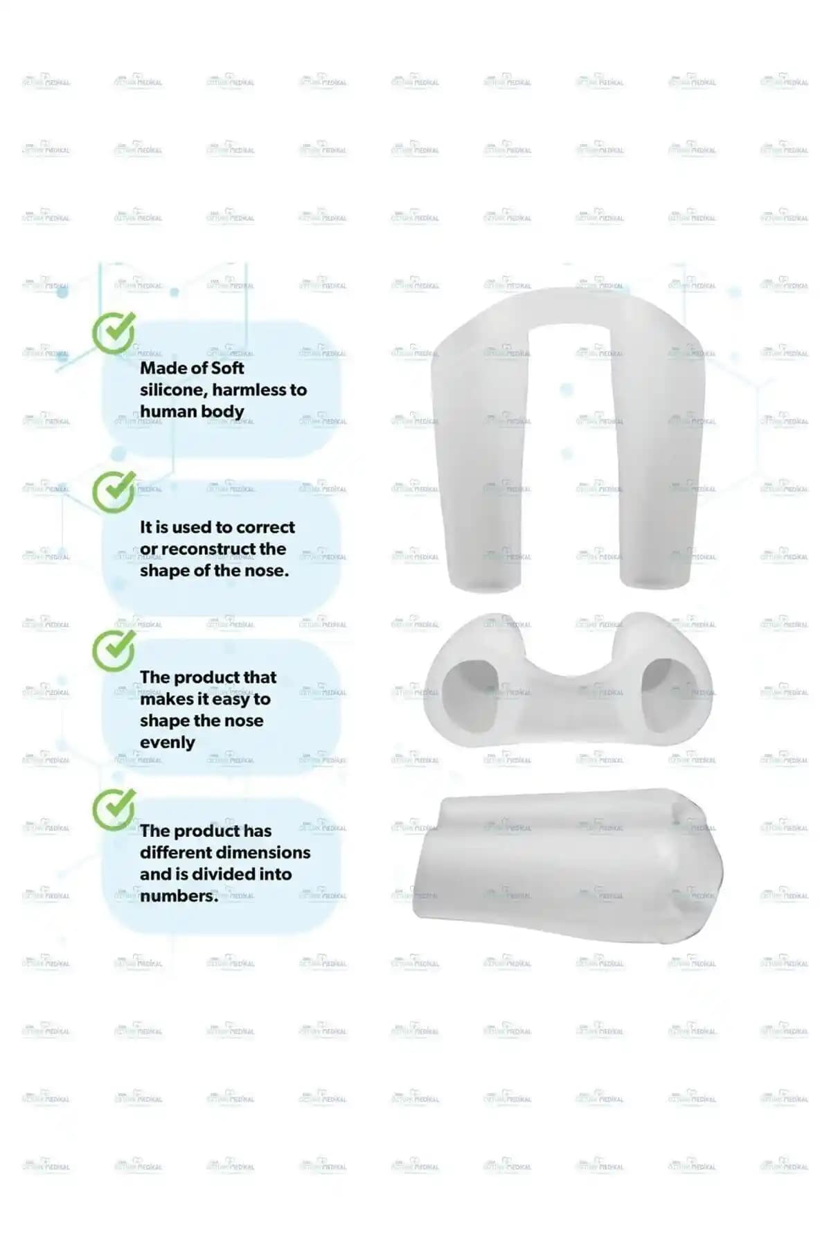 Ermöztürk Medikal Nostril Retainer No 8: Geniş Burun Delikleri İçin Konforlu Çözüm