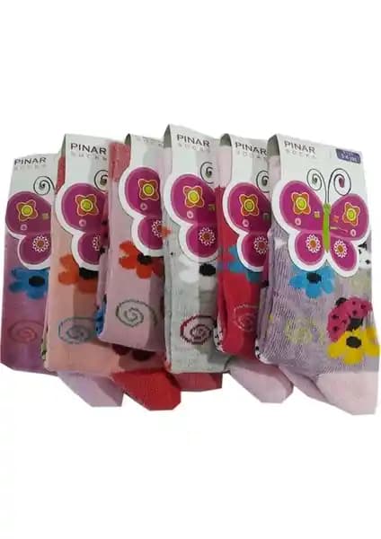 Ertuğ Kız Çocuk Çorapları 6'lı Paket Asorti Kalite ve Konfor Sunar