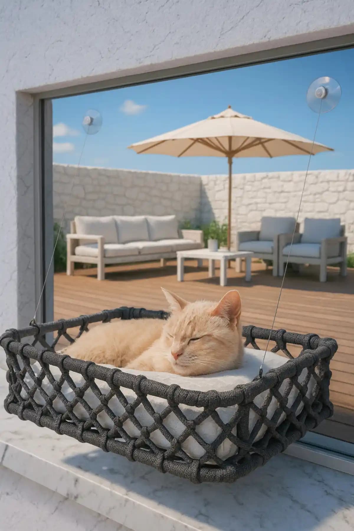 Evcil Dostlarınız İçin Güvenli ve Konforlu Vantuzlu Cam Yatağı Hamak Seçenekleri