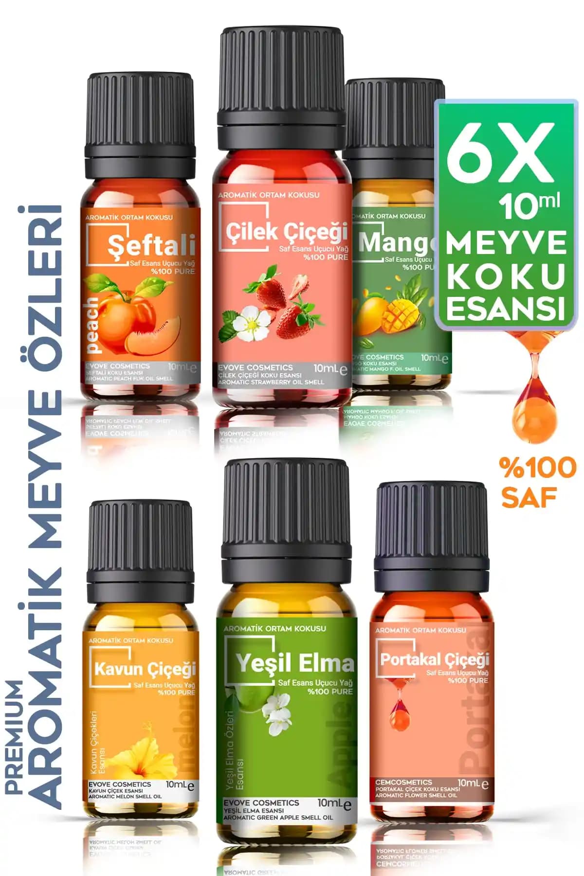 Evove Meyve Rüyası Oda ve Ortam Kokusu Serisi Doğal Aromalarla Ferahlatıcı Atmosfer