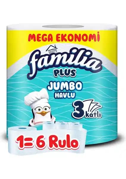Familia Plus Jumbo Havlu: Dayanıklı ve Ekonomik Temizlik Çözümü