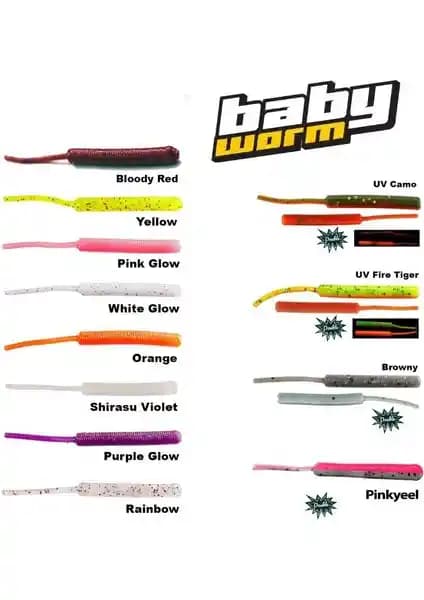 Fujin Baby Worm 5.2 cm Floating Lrf Silikonu: Tatlı Su Balıkçılığında Yenilikçi Yem Seçeneği