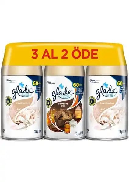 Glade Otomatik Sprey Yedek Oud Oda Kokusu Kalıcı ve Ferah Atmosfer İçin