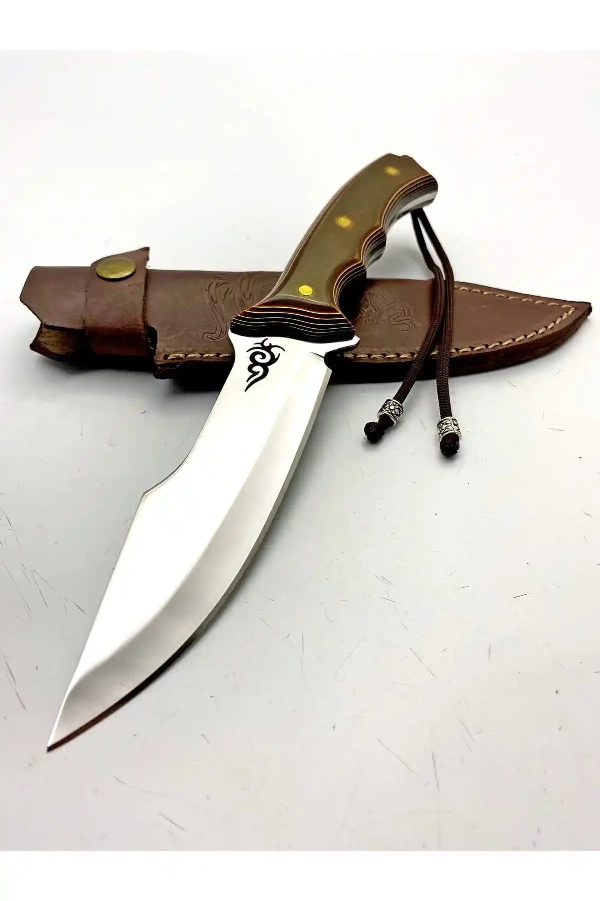 Göcen El Yapımı Verzalit Saplı Paslanmaz Çelik Av ve Kamp Bıçağı Detaylı İnceleme