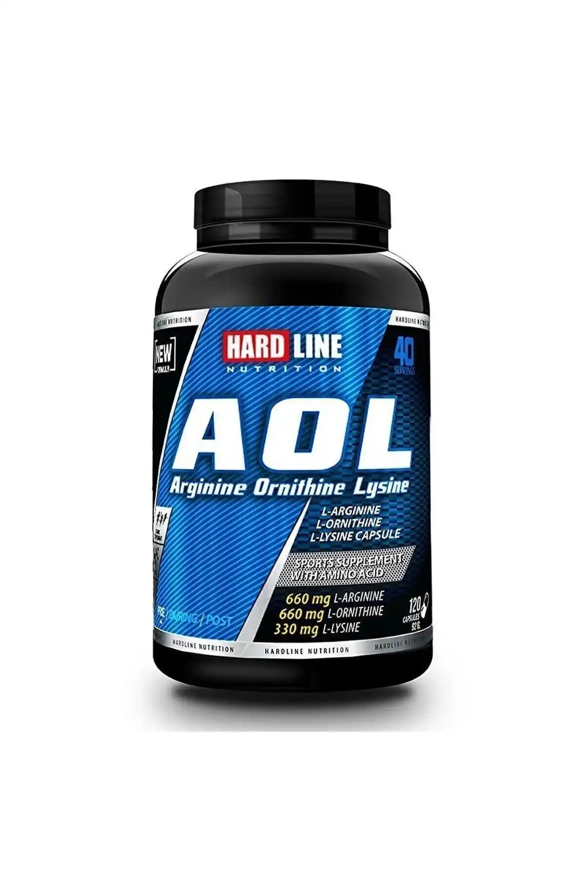 Hardline Nutrition Aol 120 Kapsül Kas Gelişimi ve Performans Artırıcı Takviye Ürünü