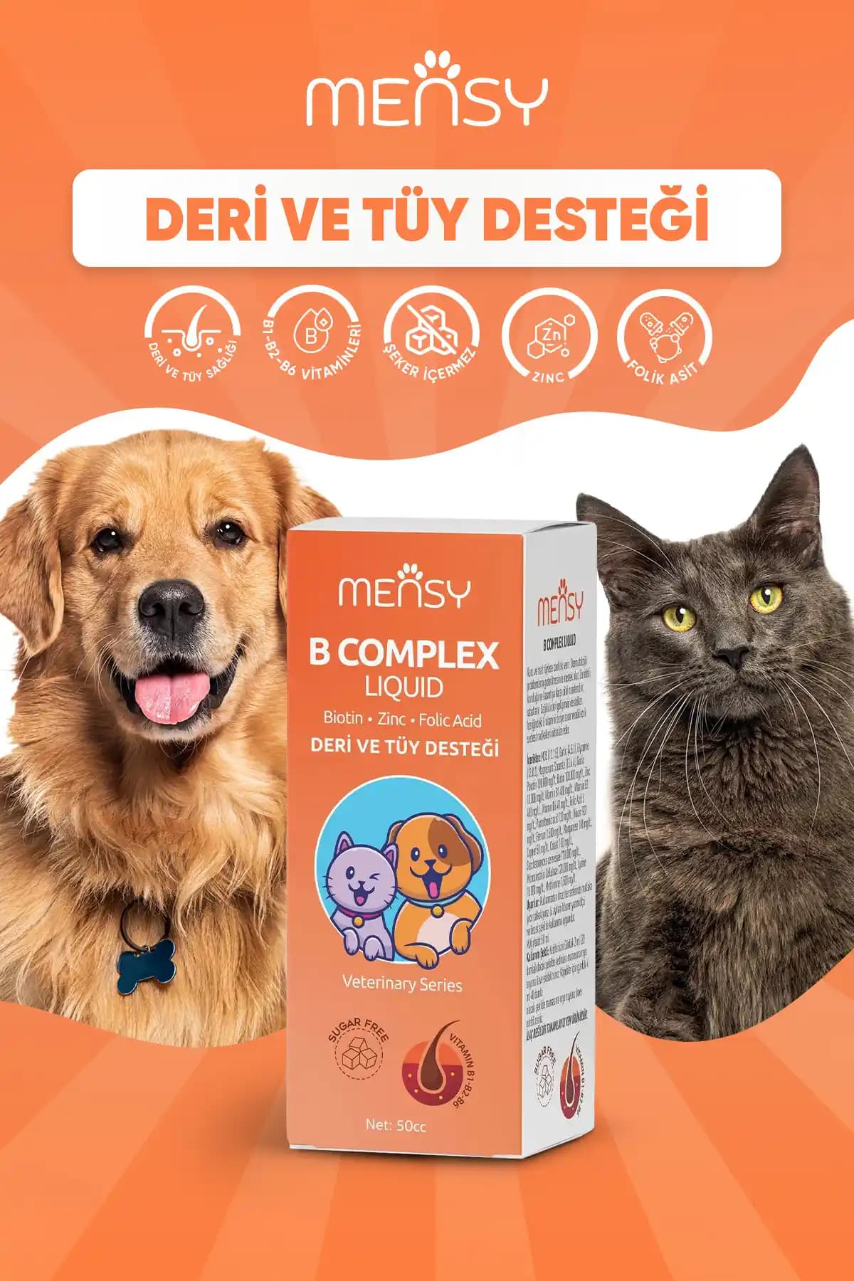 Hayvanlar İçin Deri ve Tüy Sağlığını Destekleyen Pratik Damla Ürünü