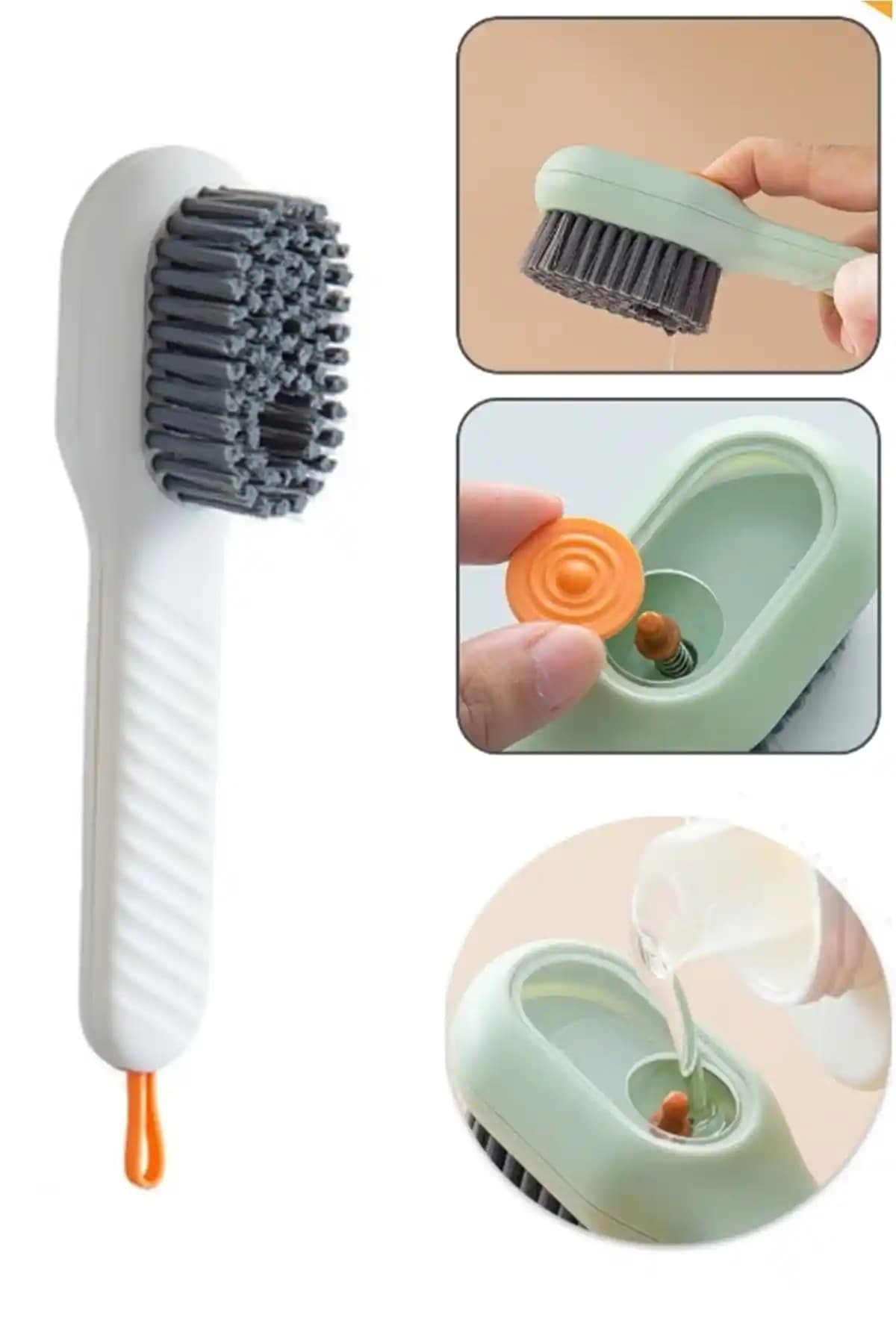 İndirimKap Hazneli Bulaşık Yıkama Fırçası: Pratik ve Çok Amaçlı Temizlik Çözümü