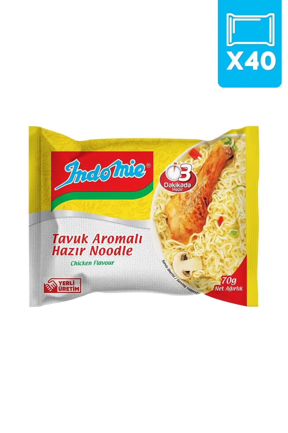 Indomie Tavuk Aromalı Hazır Noodle Paketi: Lezzetli ve Pratik Bir Atıştırmalık Seçeneği