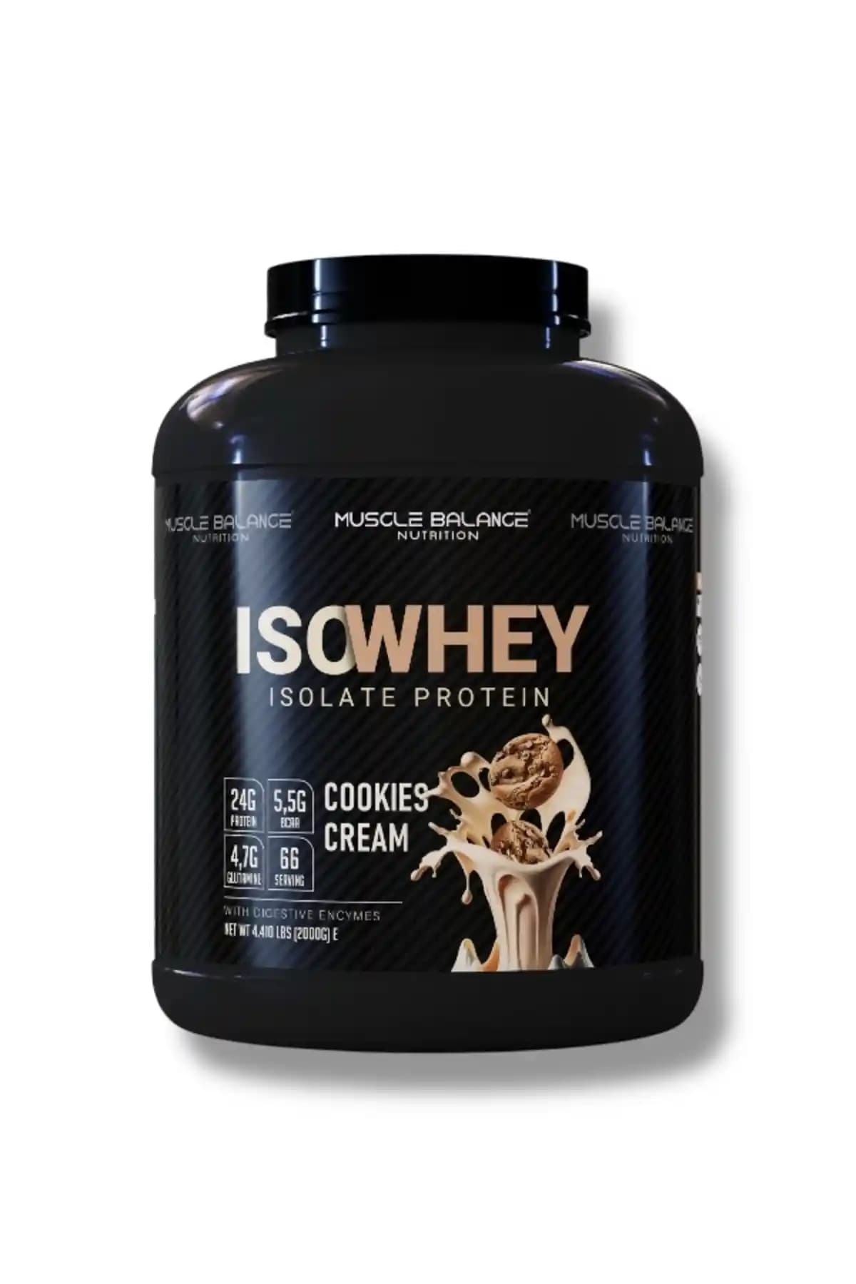 Isolate Whey Protein 2000g Kurabiye Aroması Sporcular ve Diyetisyenler İçin Uygun