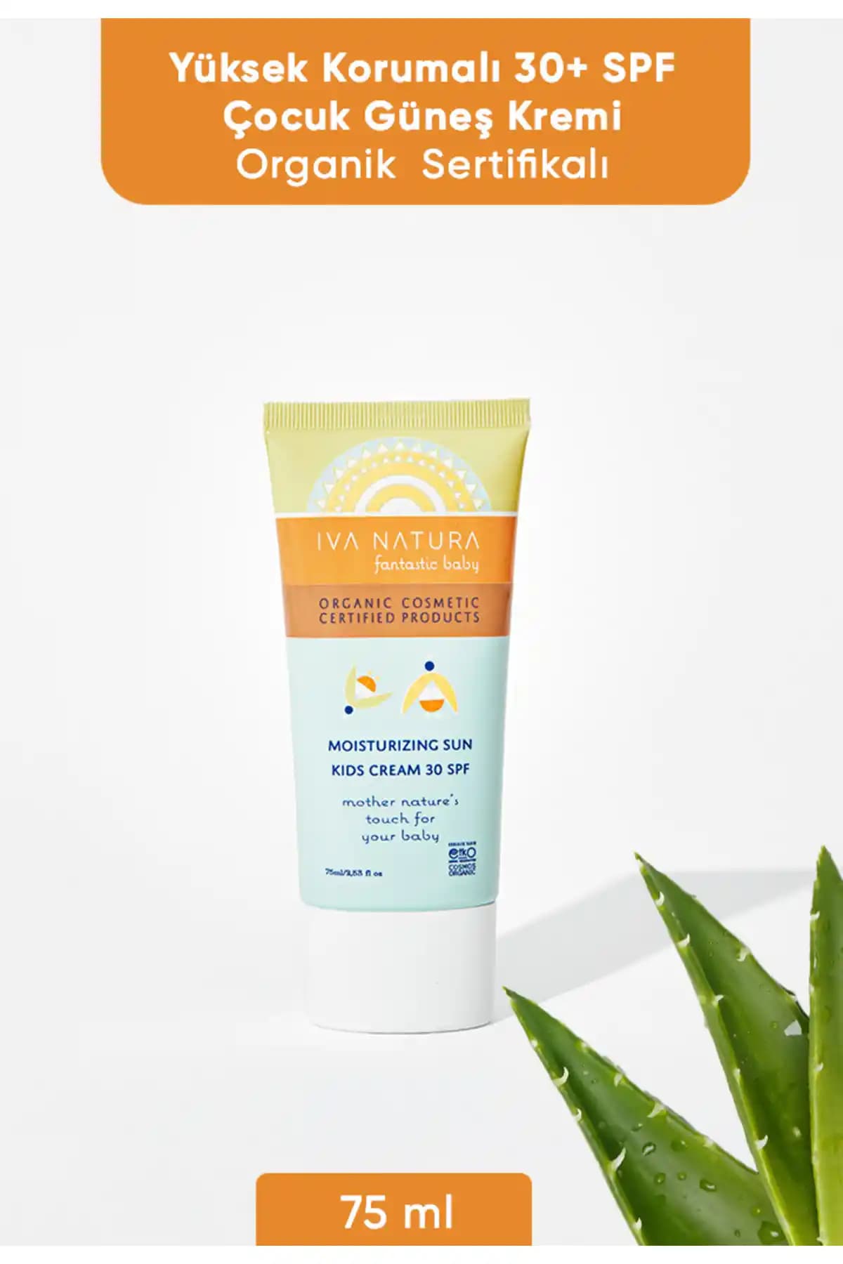 Iva Natura Yüksek Koruma 30 SPF Çocuk Güneş Kremi Doğal ve Güvenilir Güneş Koruyucu Ürünü