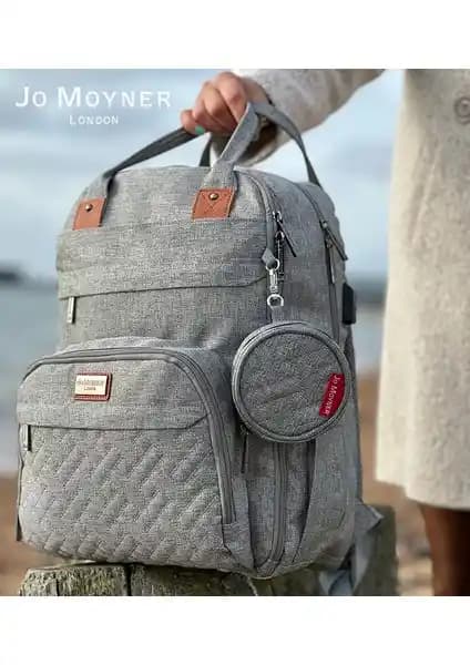 Jo Moyner Anne Bebek Bakım Çantaları Gri ve Siyah Monako Modelleri İncelemesi