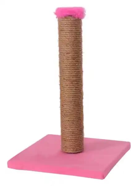 Kedi Tırmalama Direği 42 cm Pembe Estetik ve Dayanıklı Tasarım