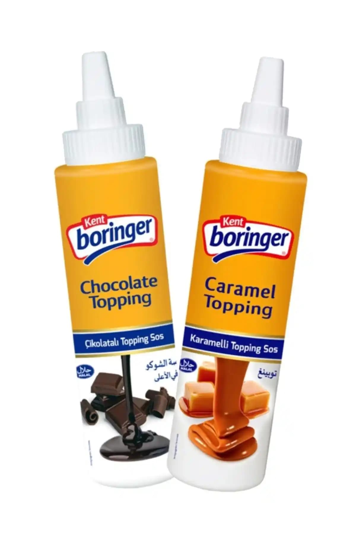 Kent Boringer Topping Sos Çikolata Karamel 300 Ml Lezzet ve Kullanımda Yenilikçi Dokunuş