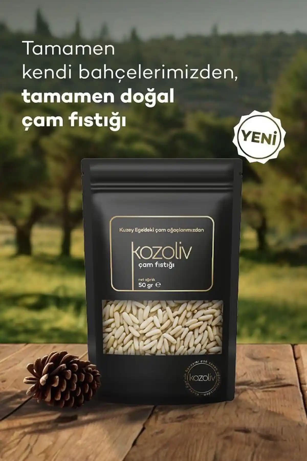 Kozoliv Çam Fıstığı 50 Gram Doğal Lezzet ve Çok Yönlü Kullanım İmkanı Sunar