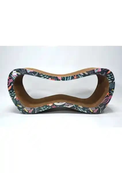 Lazy Paws Karton Kedi Tırmalama Kanepesi Büyük Kedilere Uygun Doğal ve Çevre Dostu Çözüm