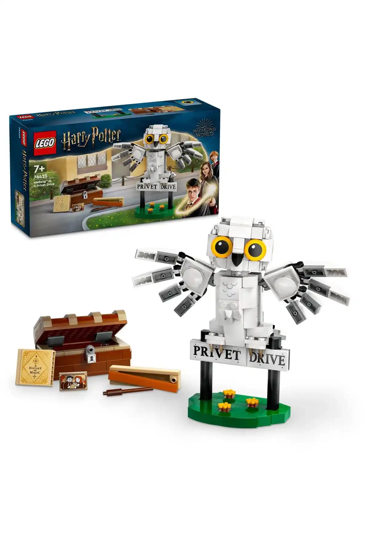 LEGO Harry Potter Hedwig ve Privet Drive 4 Numara Seti Yaratıcı ve Güvenli Oyuncak