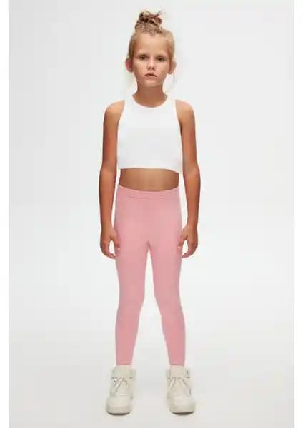 Lovetti Pembe Basic Kız Çocuk Kışlık Tayt: Konfor ve Şıklık Sunan Dayanıklı Tasarım