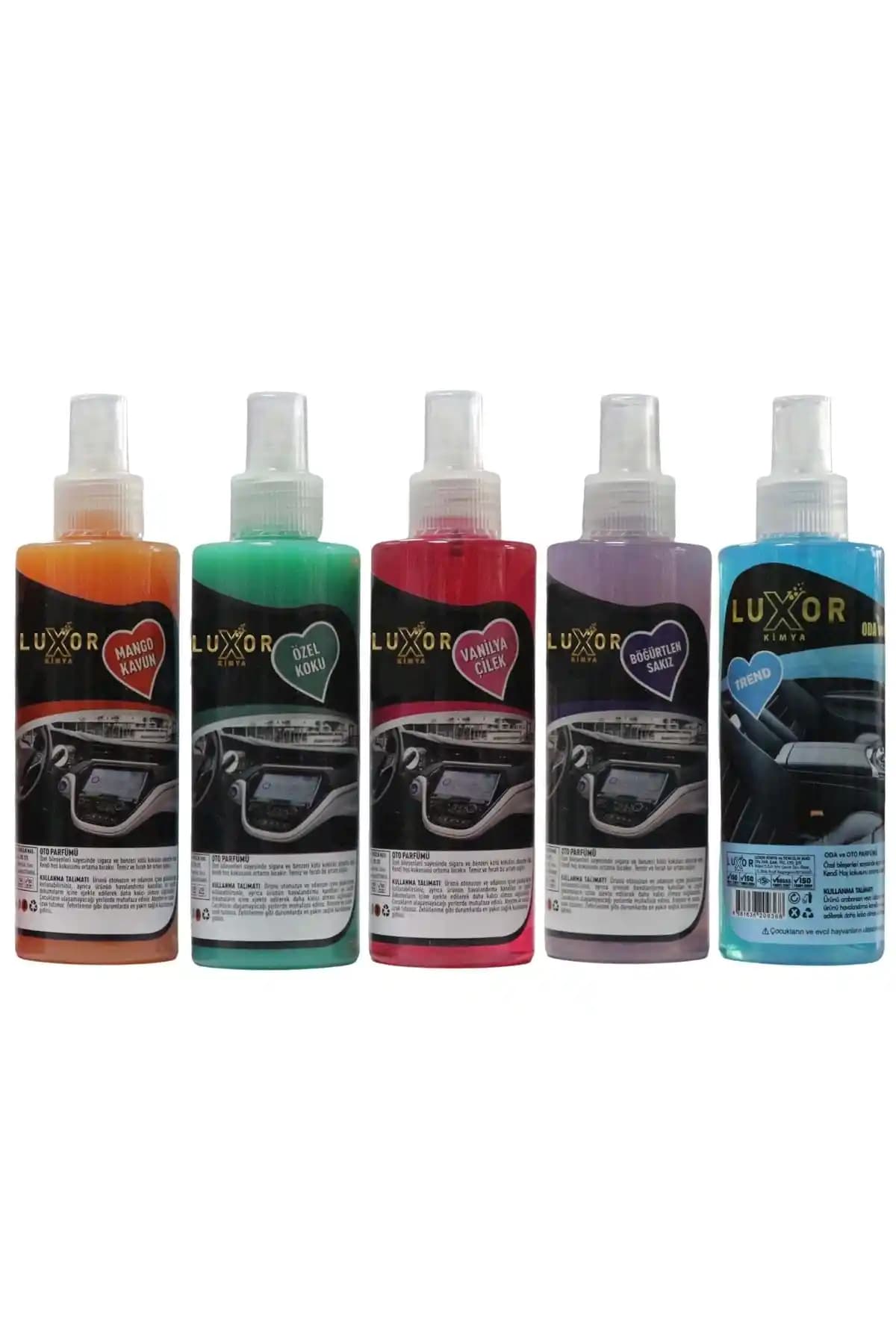 Luxor Kimya Ev ve Oto Kokusu Seti: Farklı Aromalarla Ferah Bir Atmosfer Yaratın