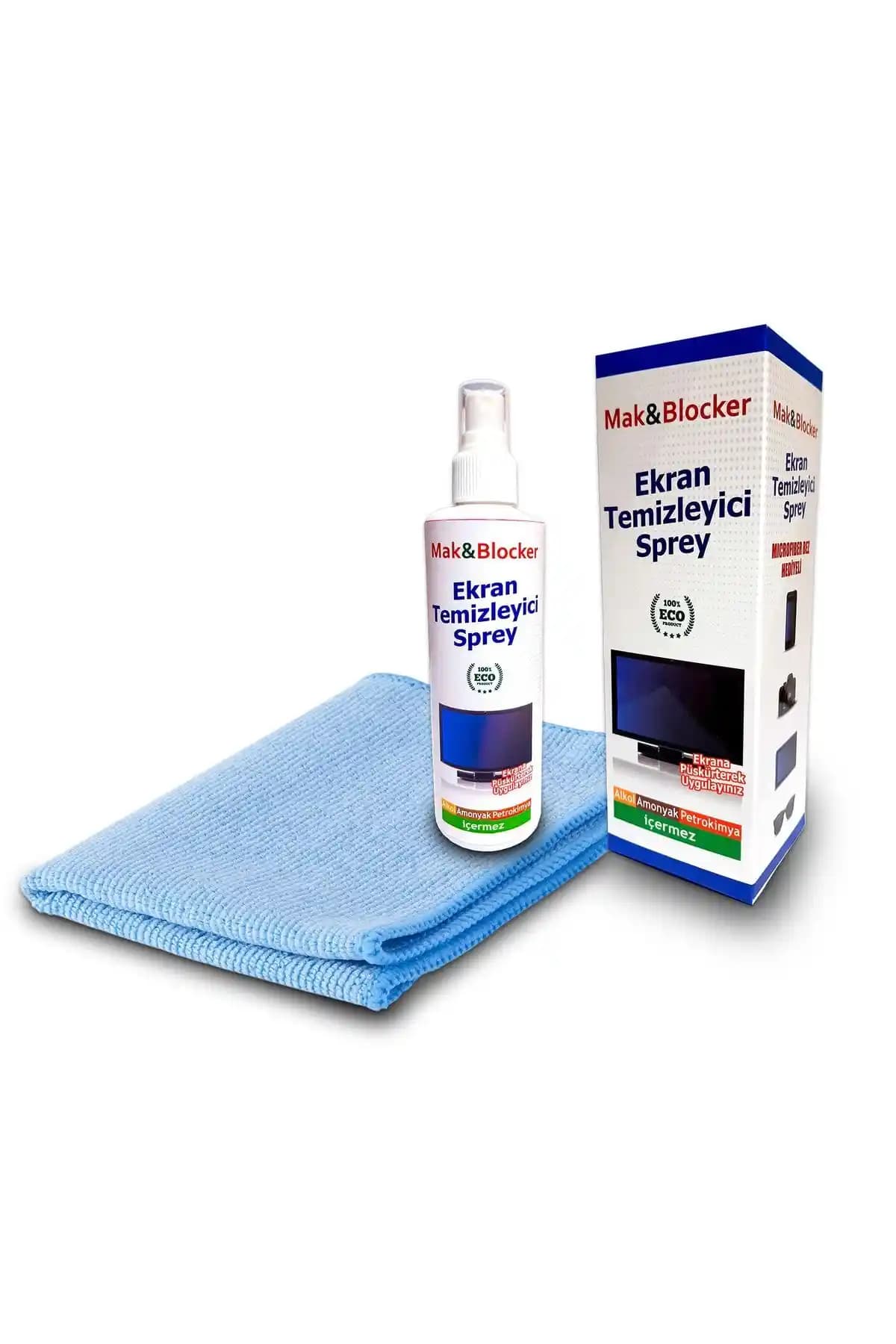 Mak & Blocker TV Ekran Temizleme Spreyi Organik ve Güvenli Temizlik Çözümü
