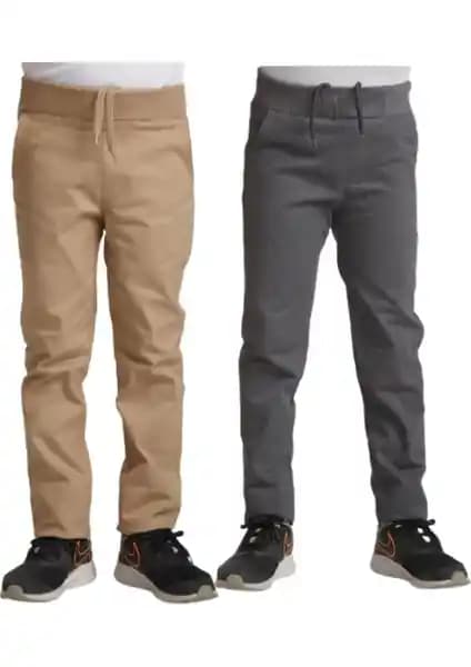 Mavimoure Çocuk Rahat Kalıp Ribana Bel Canvas Keten Okul Pantolonu İnceleme ve Kullanıcı Yorumları