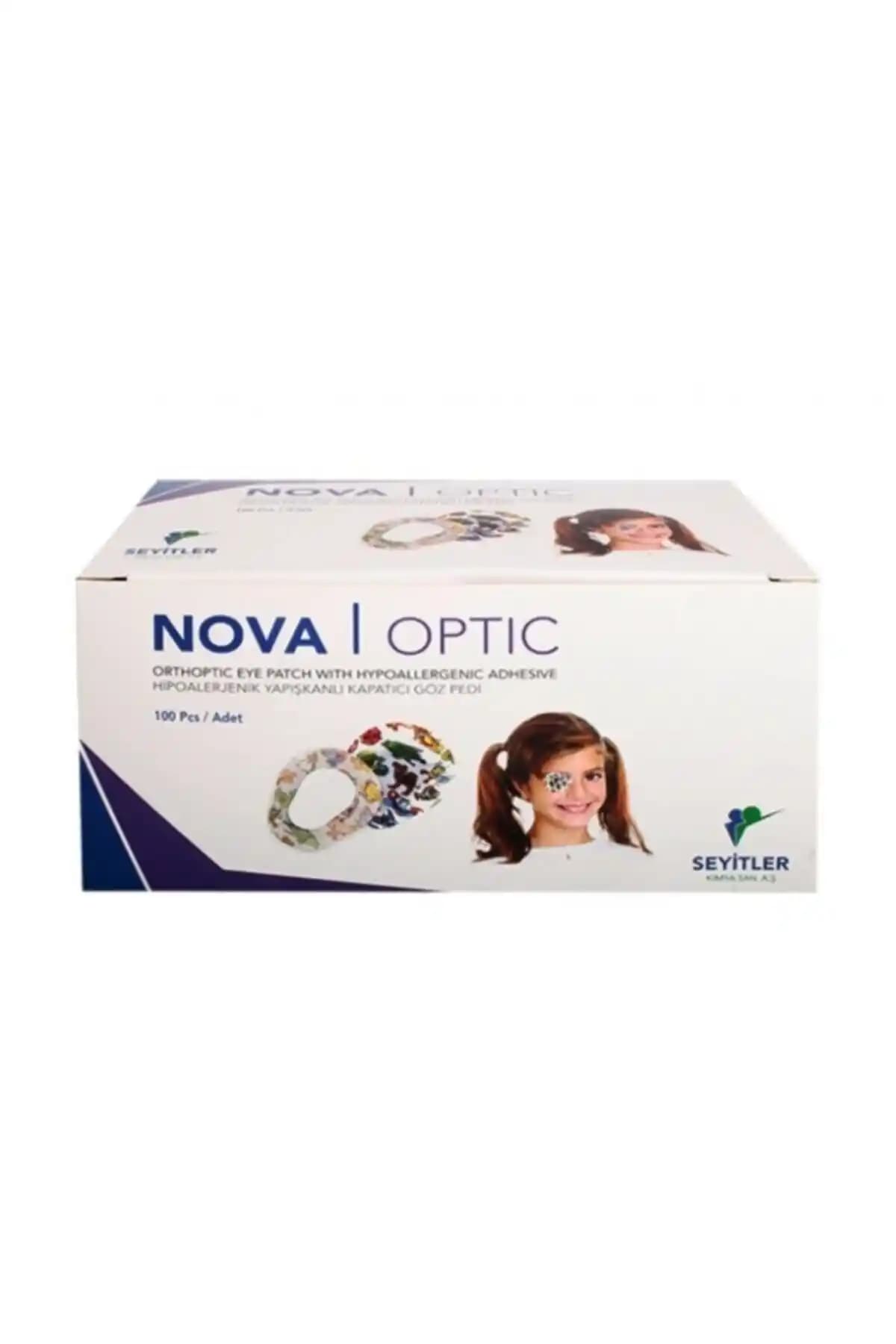 Medikal Nova Optik Çocuk Hipoallerjenik Oval Göz Pedi Göz Tedavisi ve Koruma Çözümü