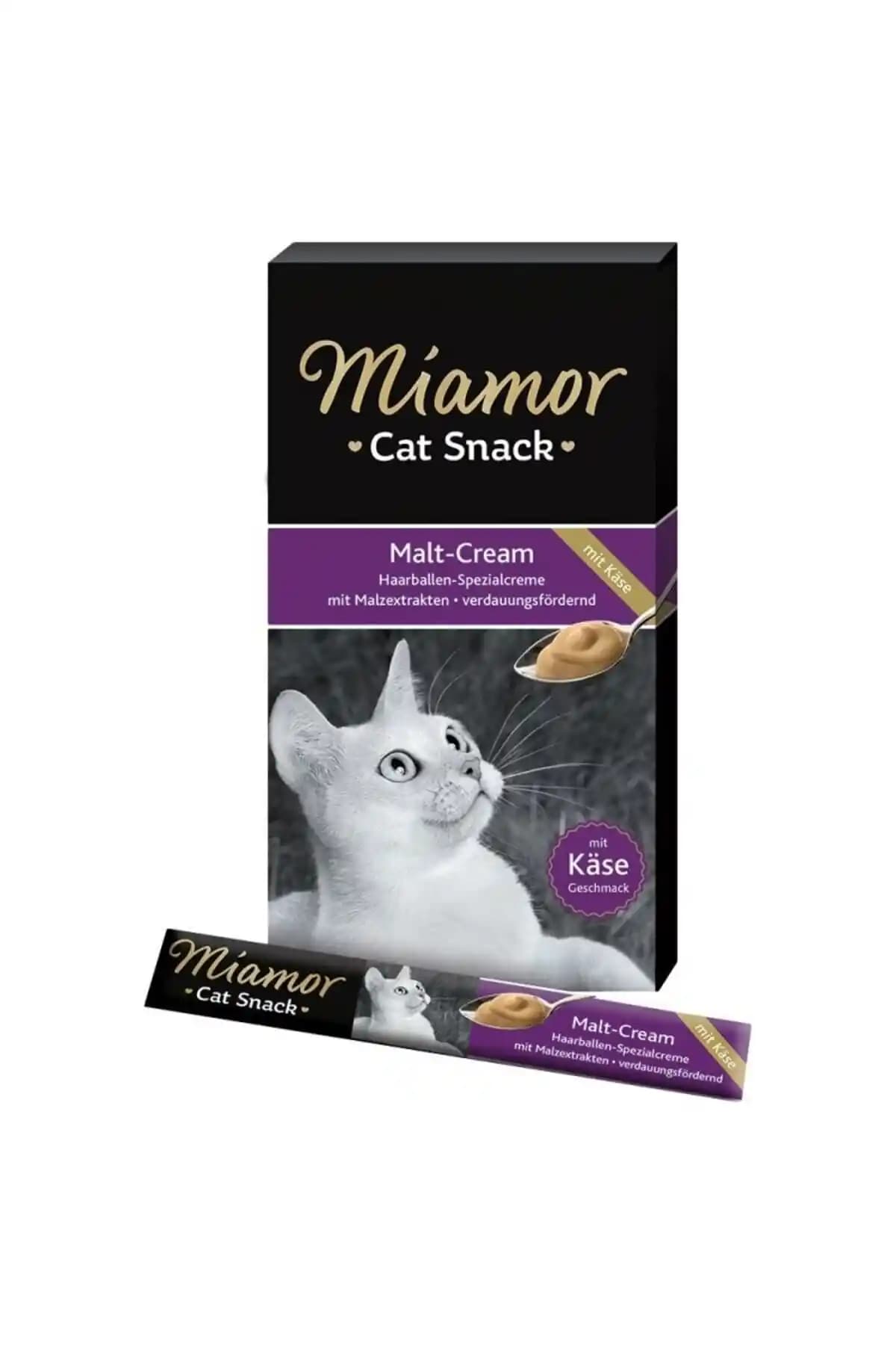Miamor Cat Snack Malt Cream & Cheese: Tüy Yumağı Önleyici ve Sağlıklı Kedi Atıştırmalığı