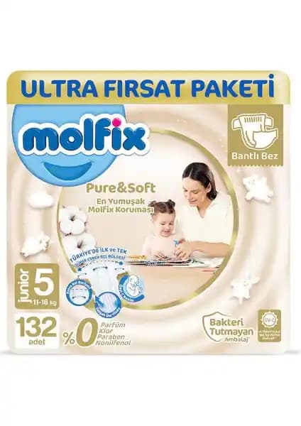 Molfix Pure&Soft ve Sleepy Natural Bebek Bezleri Karşılaştırması