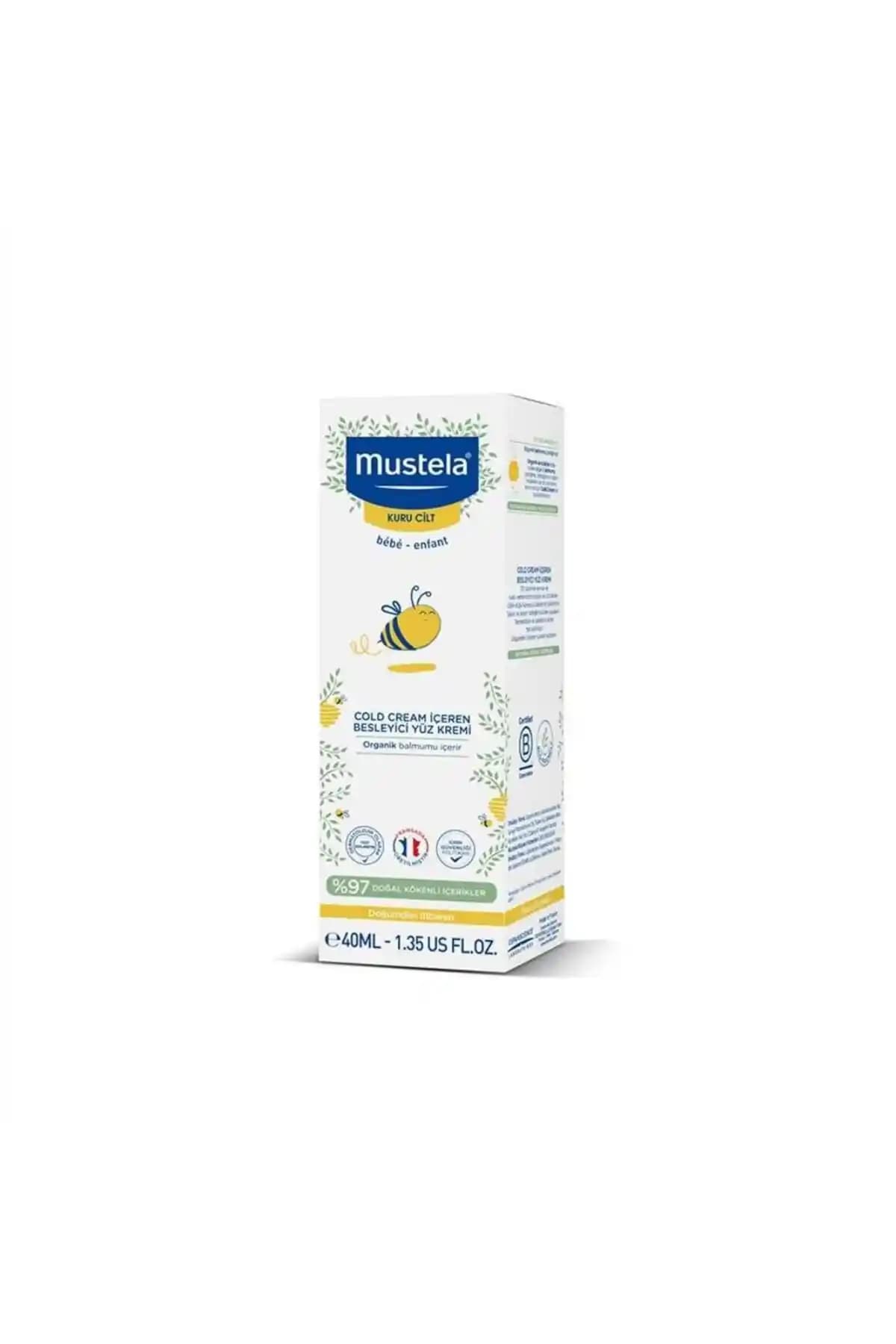 Mustela Cold Cream Yüz Kremi 40ML: Hassas ve Kuru Ciltler İçin Güvenilir Bakım Ürünü