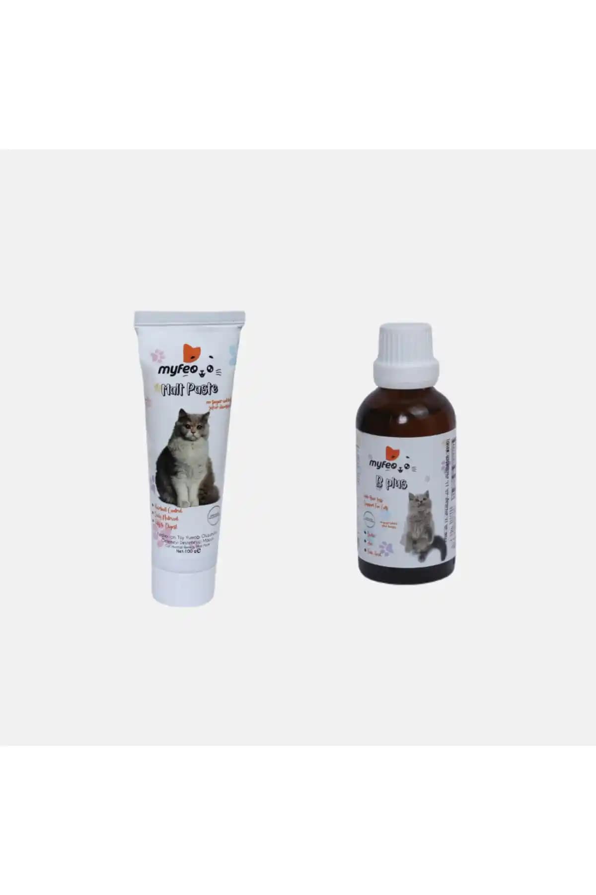 MYFEO Kedi Malt Paste B Plus Damla ile Tüy Sağlığı ve Sindirim Desteği