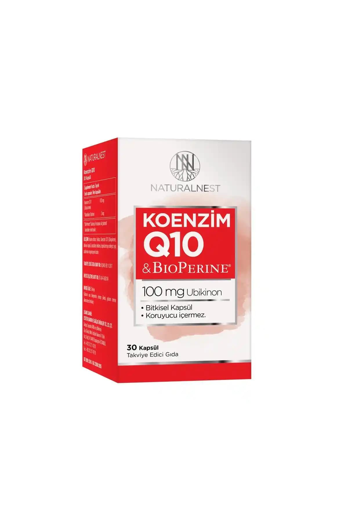 NaturalNest Koenzim Q10 Kapsül: Enerji ve Sağlığı Destekleyen Takviye Ürünü