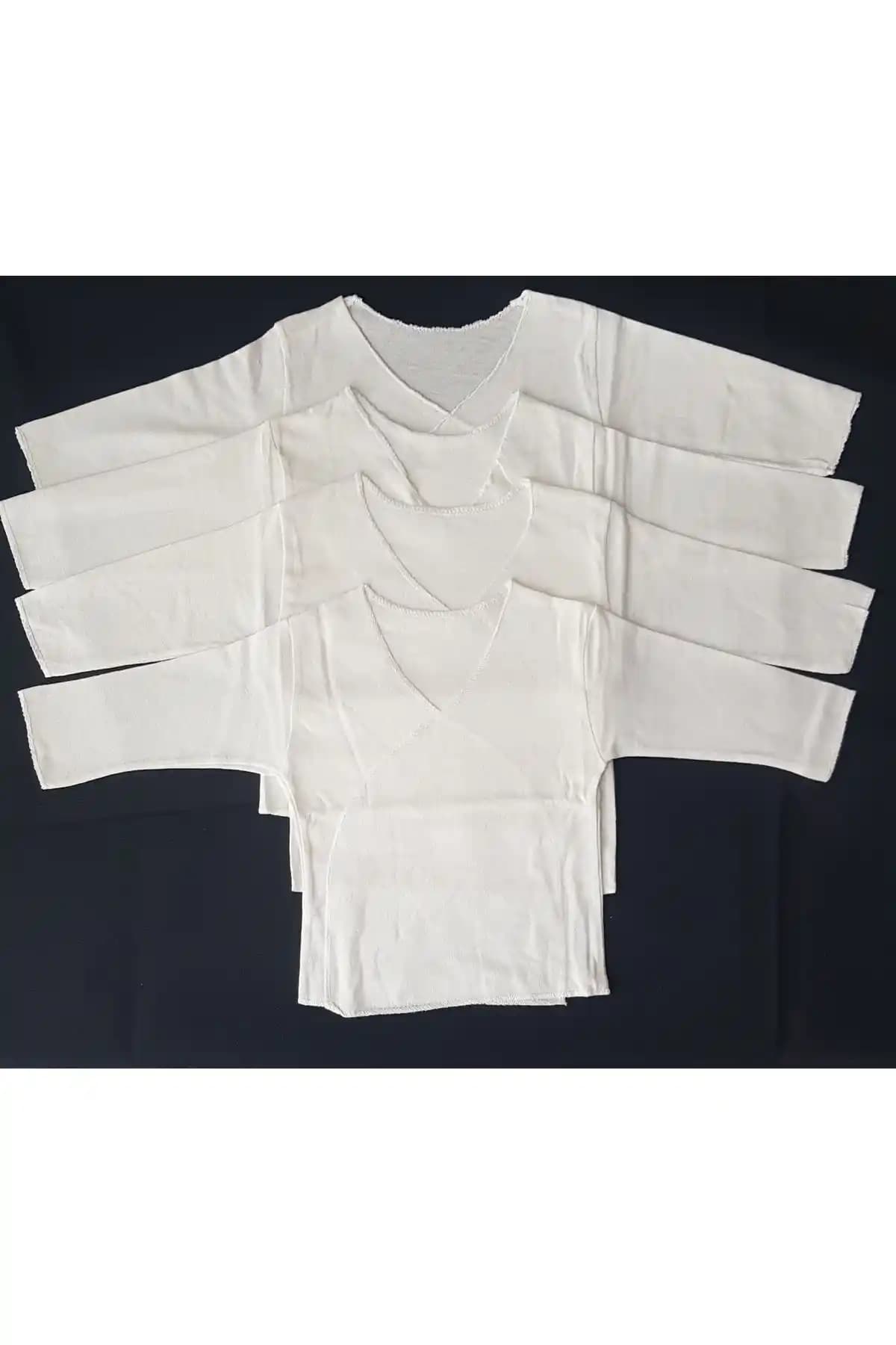 Newworld Baby 4'lü Bebek İç Zıbın Doğal ve Konforlu Pamuklu Bebek Giyim Seçeneği