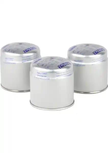 Nurgaz 190 Gr. 3 Lü Yedek Kartuş Seti Güvenilir ve Pratik Gaz Kaynağı