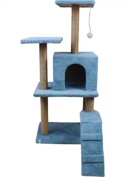 Nursoft B-08 Kedi Tırmalama ve Oyun Evi Doğal Malzemelerle Güvenli ve Şık Tasarım