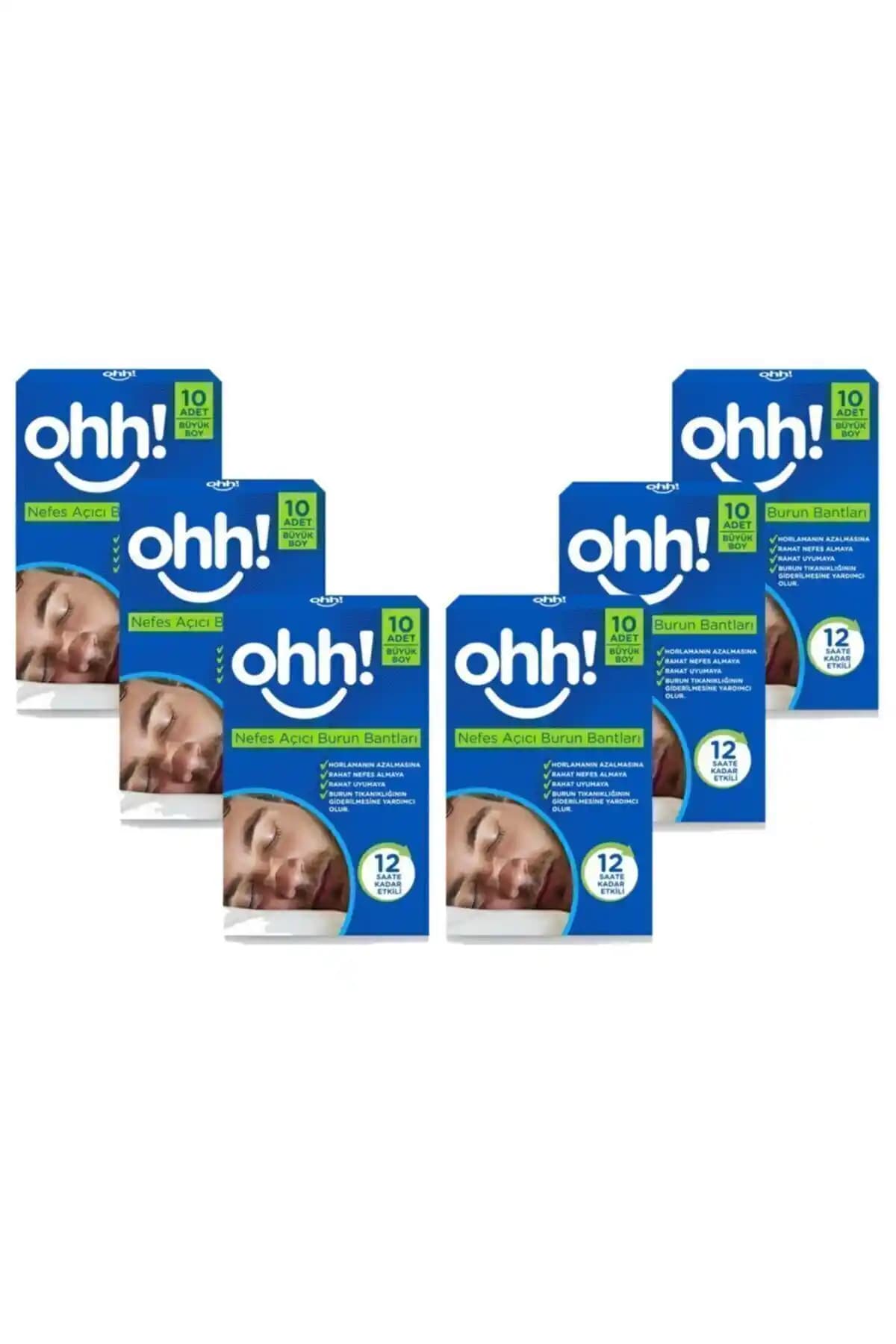 Ohh Nefes Açıcı Burun Bantları: Rahat Nefes ve Uyku Kalitesini Artıran Çözüm
