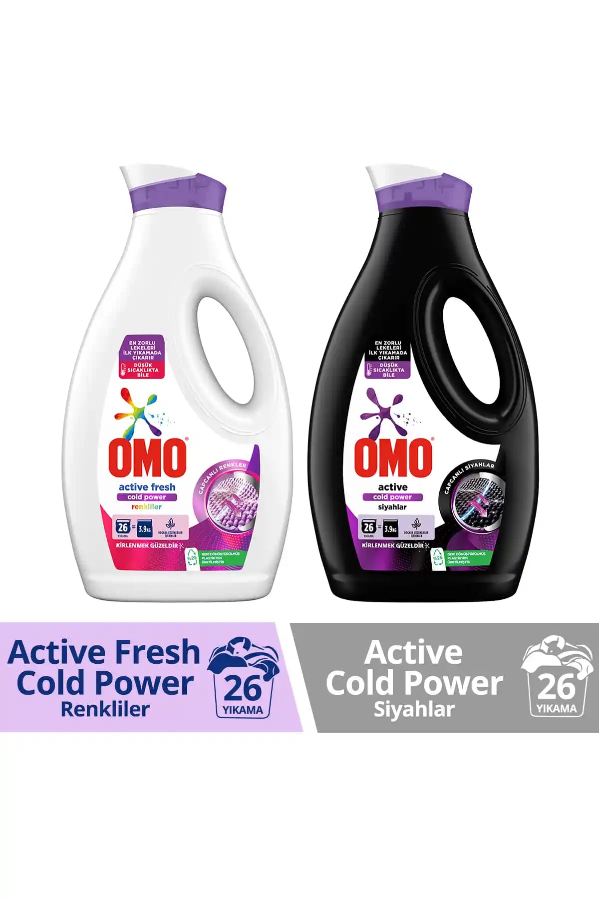 Omo Deterjan Active Fresh Cold Power: Siyah ve Koyu Renkli Kıyafetler İçin Güçlü Temizlik Çözümü