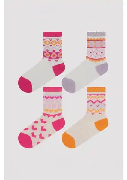 Penti Kız Çocuk Siyah Fırfır Detaylı Soket Çorap Şıklık ve Konfor Sunar