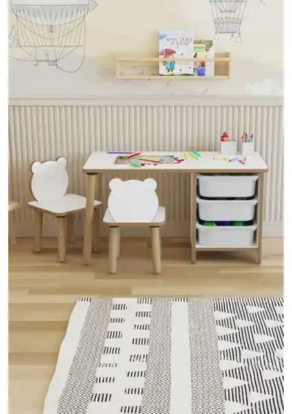 Pofitto Çocuk Masa Sandalye Takımı Güvenli ve Ergonomik Tasarımıyla Öne Çıkıyor