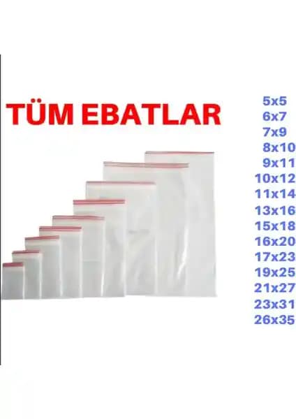 Poppy Kilitli Naylon Torba 100'lü: Dayanıklı ve Çok Amaçlı Saklama Çözümü