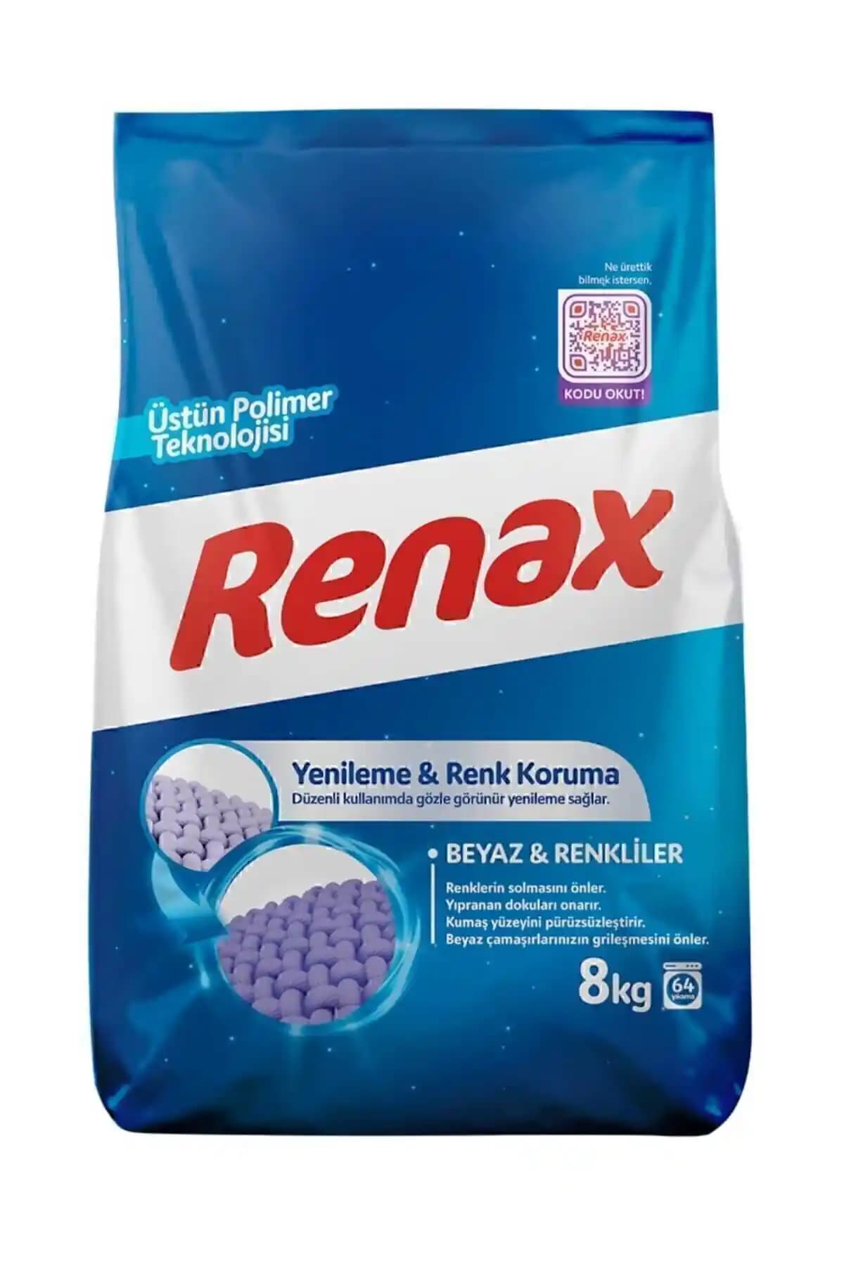 RENAX Toz Çamaşır Makinesi Deterjanı: Organik Formülü ve Yüksek Temizlik Performansı