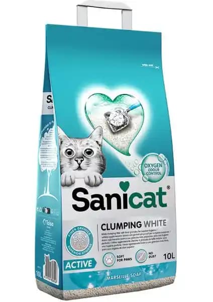 Sanicat Active Topaklaşan Marsilya Sabunu Kokulu Kedi Kumu İncelemesi ve Kullanıcı Yorumları