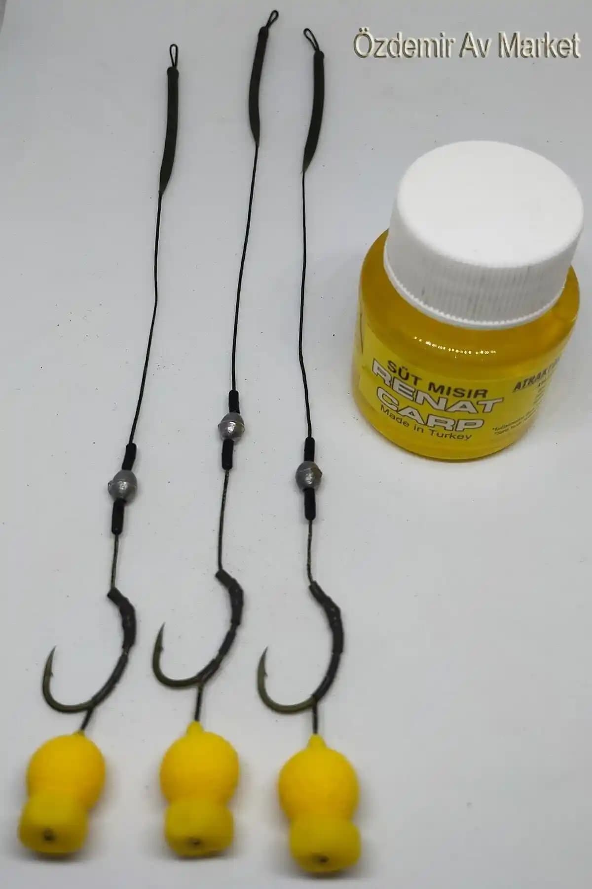 Sazan RİG Yüzen Sarı Eva Rig Takımı Balıkçılıkta Üstün Performans ve Kolay Kullanım