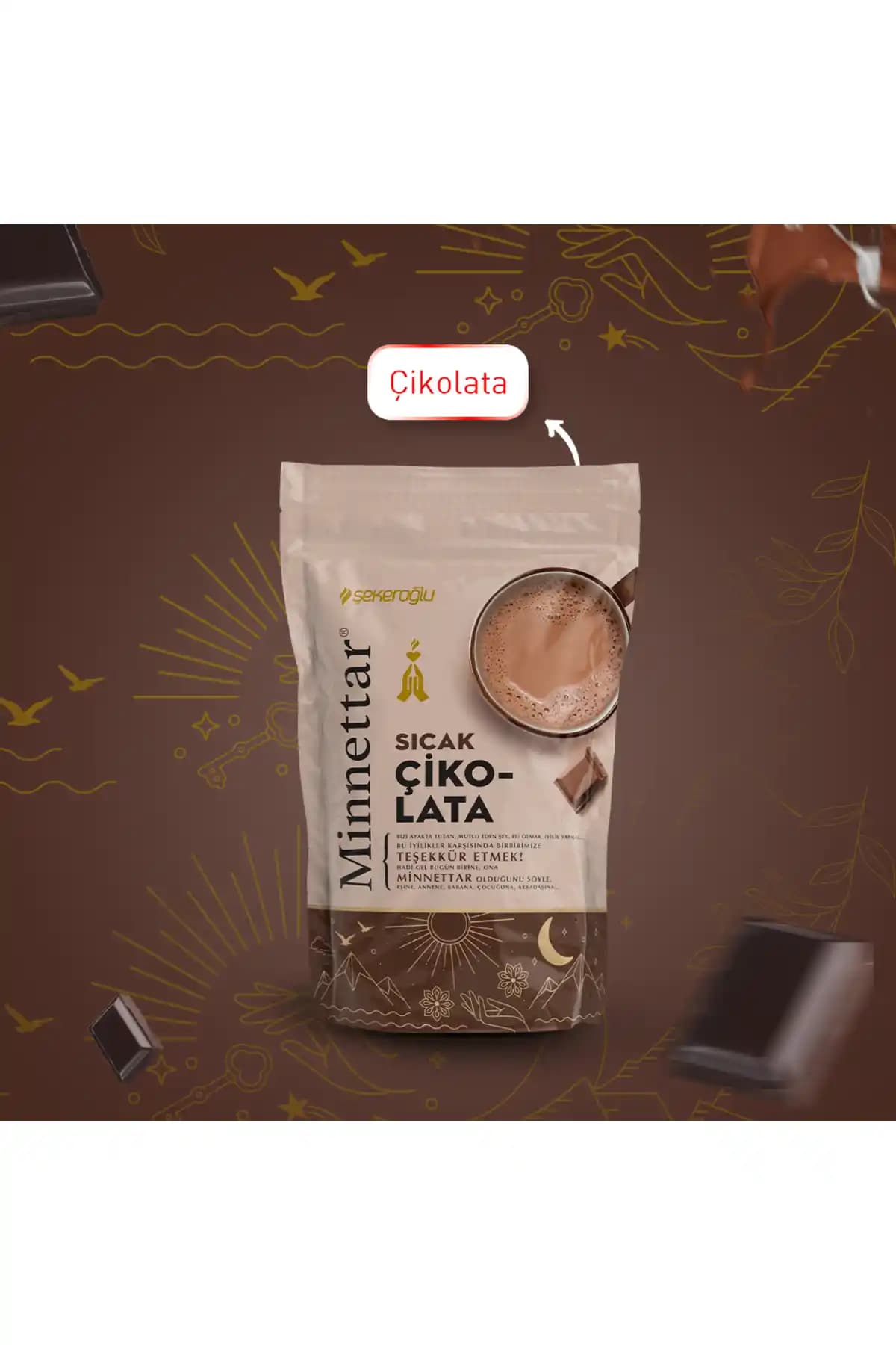Şekeroğlu Minnettar Sıcak Çikolata: Doğal Kakao ile Lezzetli ve Sağlıklı Kış İçeceği