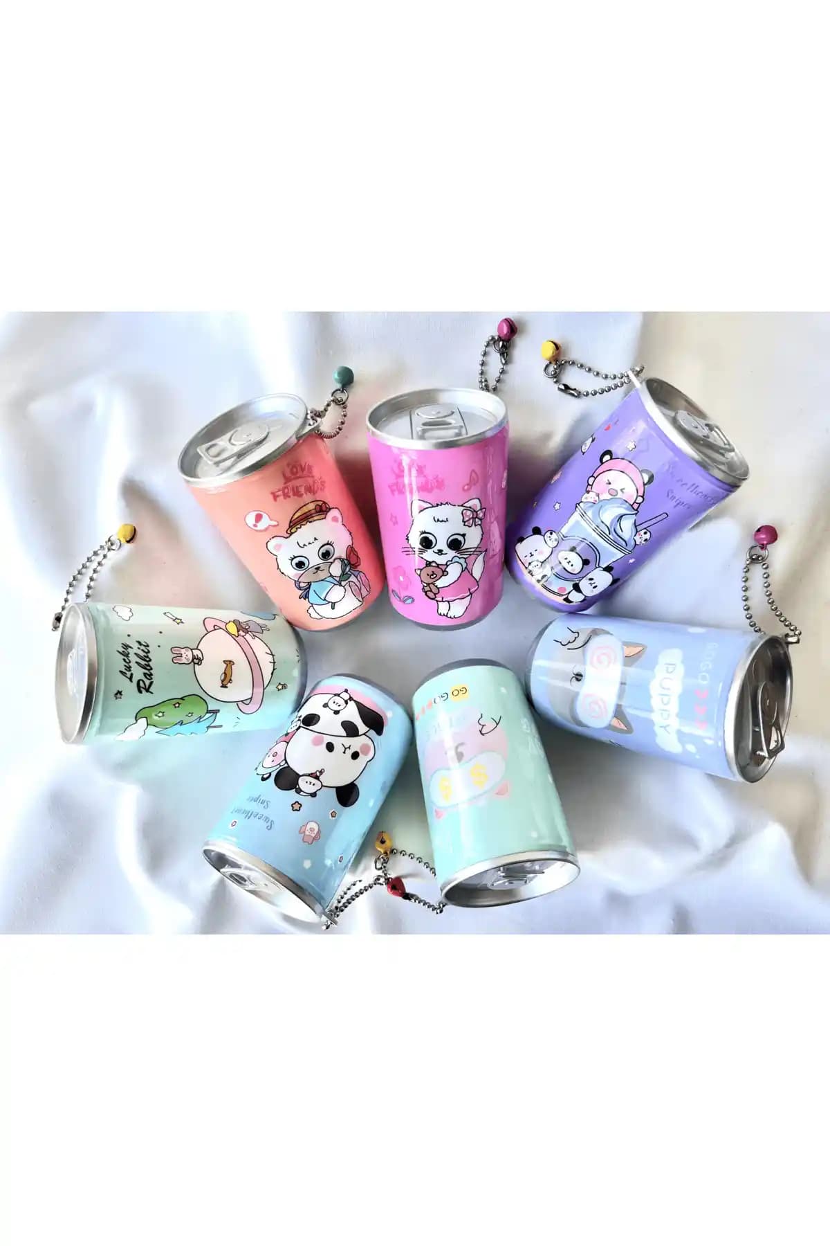 Sevimli Kutu Kola Görünümlü Islak Mendil Anahtarlık ve Çanta Süsü Ürün İncelemesi