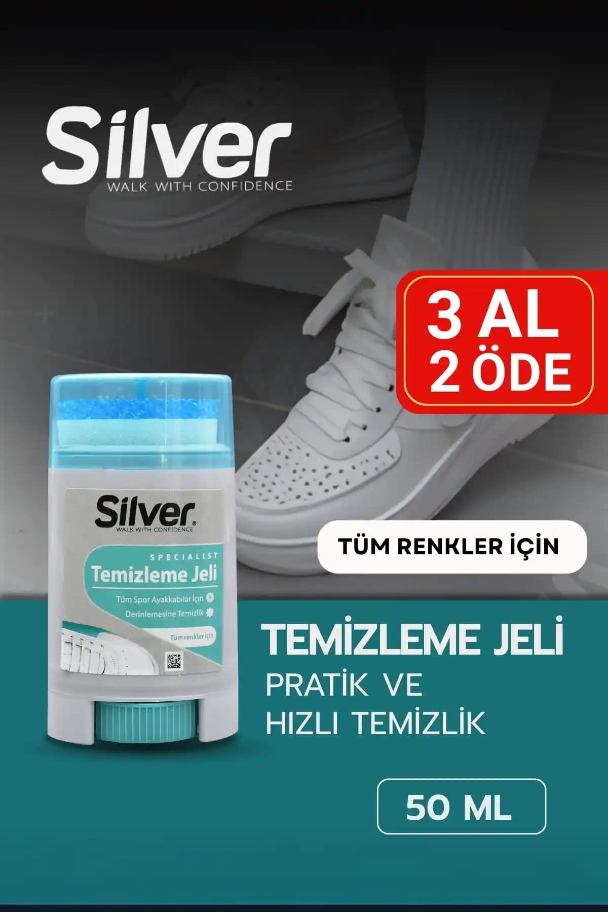 Silver Spor Ayakkabı Temizleme Jeli: Çok Yönlü ve Pratik Ayakkabı Bakım Çözümü