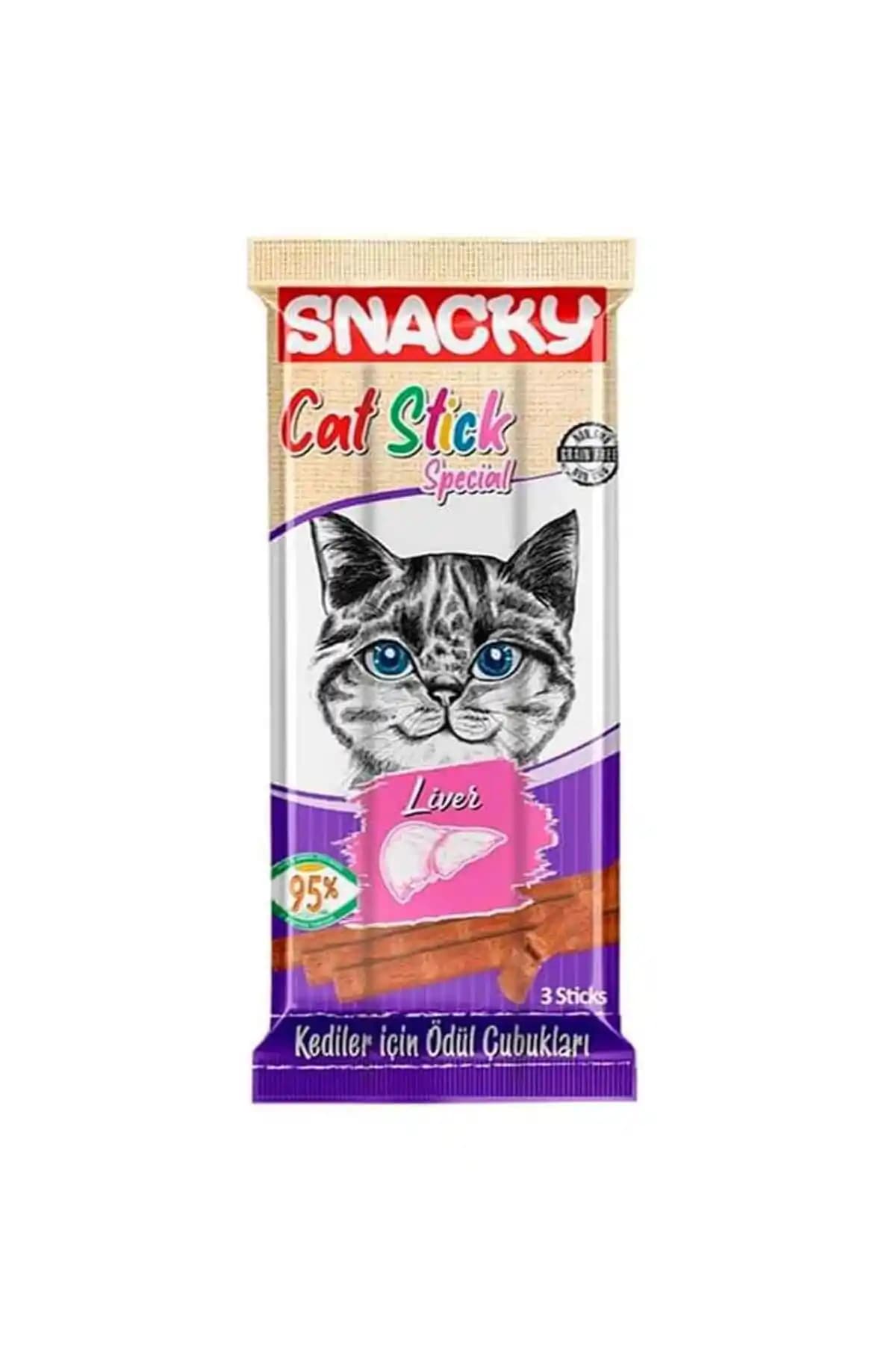 Snacky Ciğerli Stick Kedi Ödülü: Sağlıklı ve Lezzetli Atıştırmalık Seçeneği