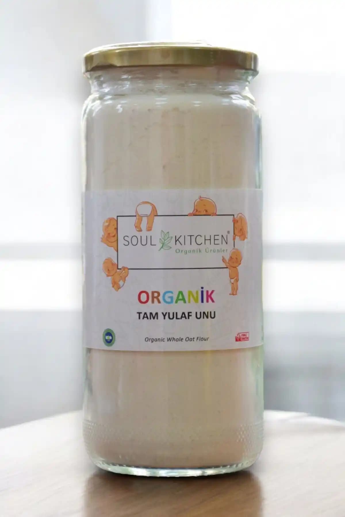Soul Kitchen Organik Tam Yulaf Unu: Doğal ve Güvenilir Sağlıklı Beslenme Seçeneği