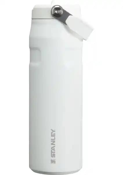 Stanley IceFlow Flip Straw Su Termosu 0.7 L Beyaz - Hafif ve Dayanıklı Soğuk Tutma Özelliğiyle