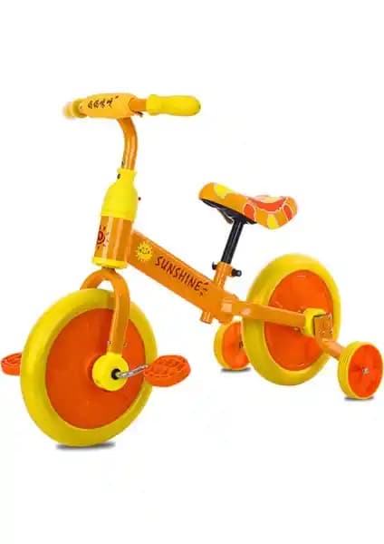 Stcratck 1-6 Yaş Çocuklar İçin 12 İnç Sarı Denge Bisikleti Güvenli ve Kolay Kullanım