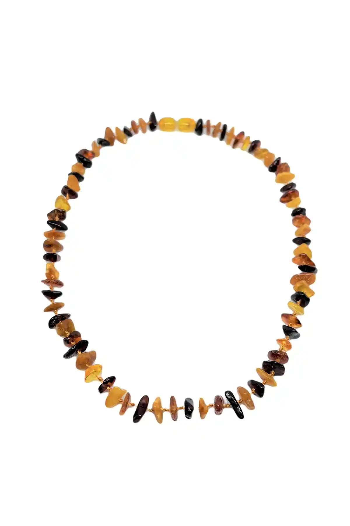 Tesbihci Efendi Damla Kehribar Çocuk Kolyesi Güvenli ve Estetik Doğal Kehribar Takı