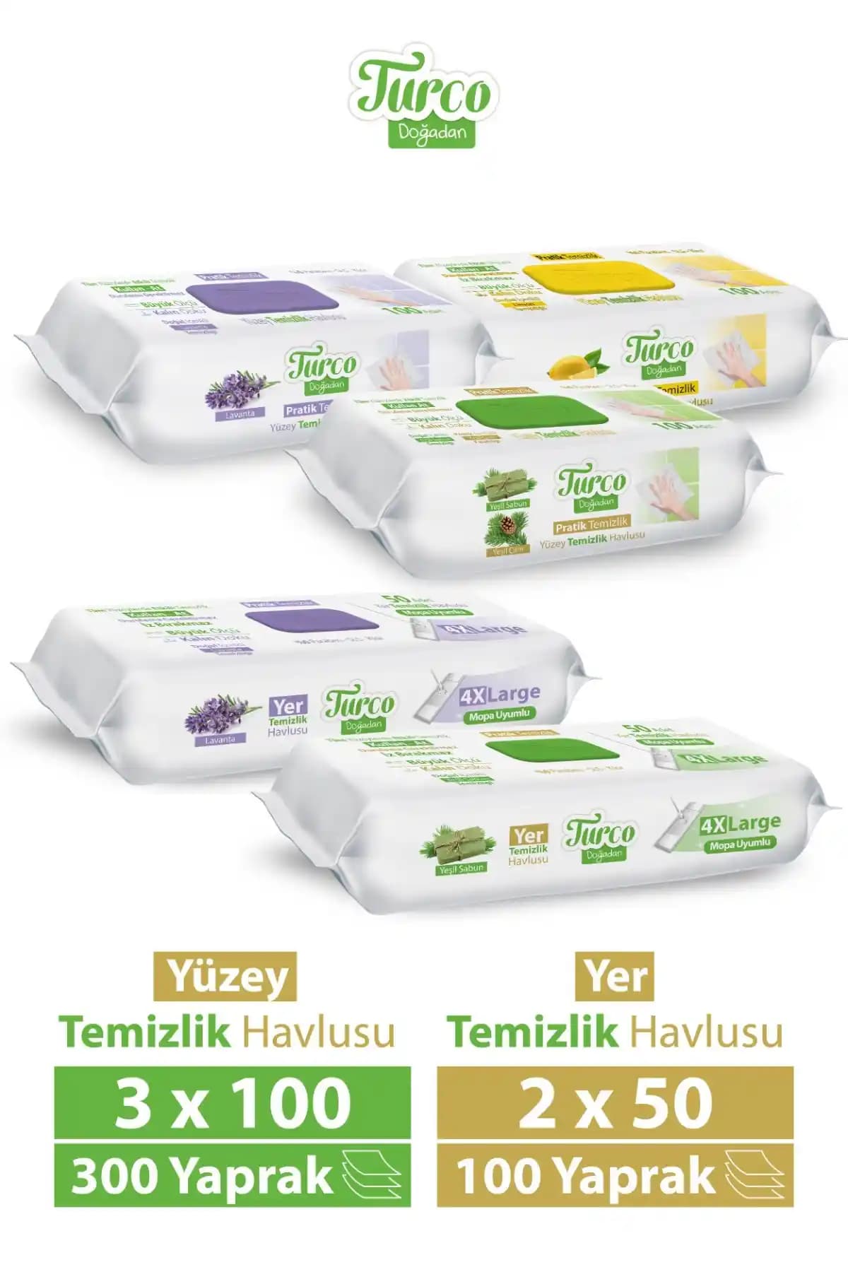 Turco Doğadan Pratik Temizlik Serisi Yüzey ve Yer Temizliğinde Yenilikçi Çözümler